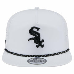 White Chicago White Sox New Era Perforated Golfer Snapback Hat