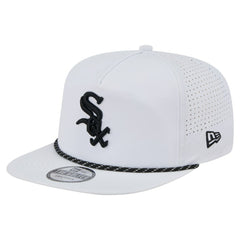 White Chicago White Sox New Era Perforated Golfer Snapback Hat