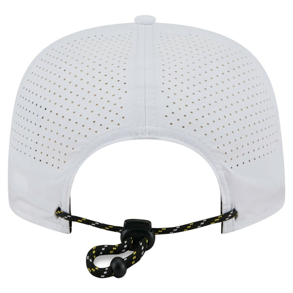 White Pittsburgh Pirates New Era Perforated Golfer Snapback Hat