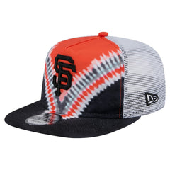 San Francisco Giants New Era Tie-Dye Golfer Trucker Adjustable Hat