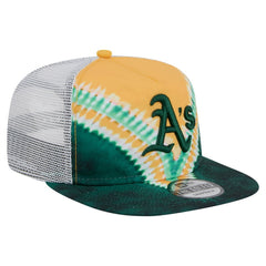 Athletics New Era Tie-Dye Golfer Trucker Adjustable Hat