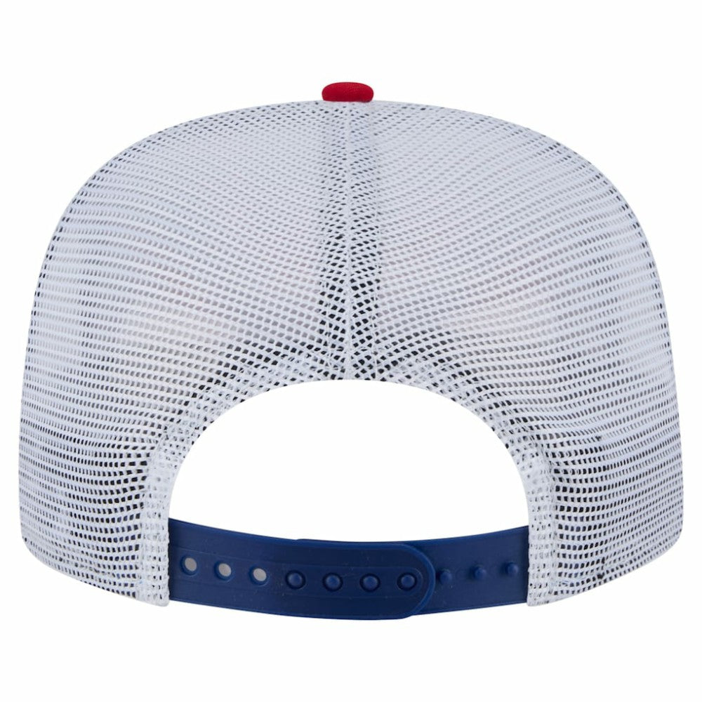 Texas Rangers New Era Tie-Dye Golfer Trucker Adjustable Hat