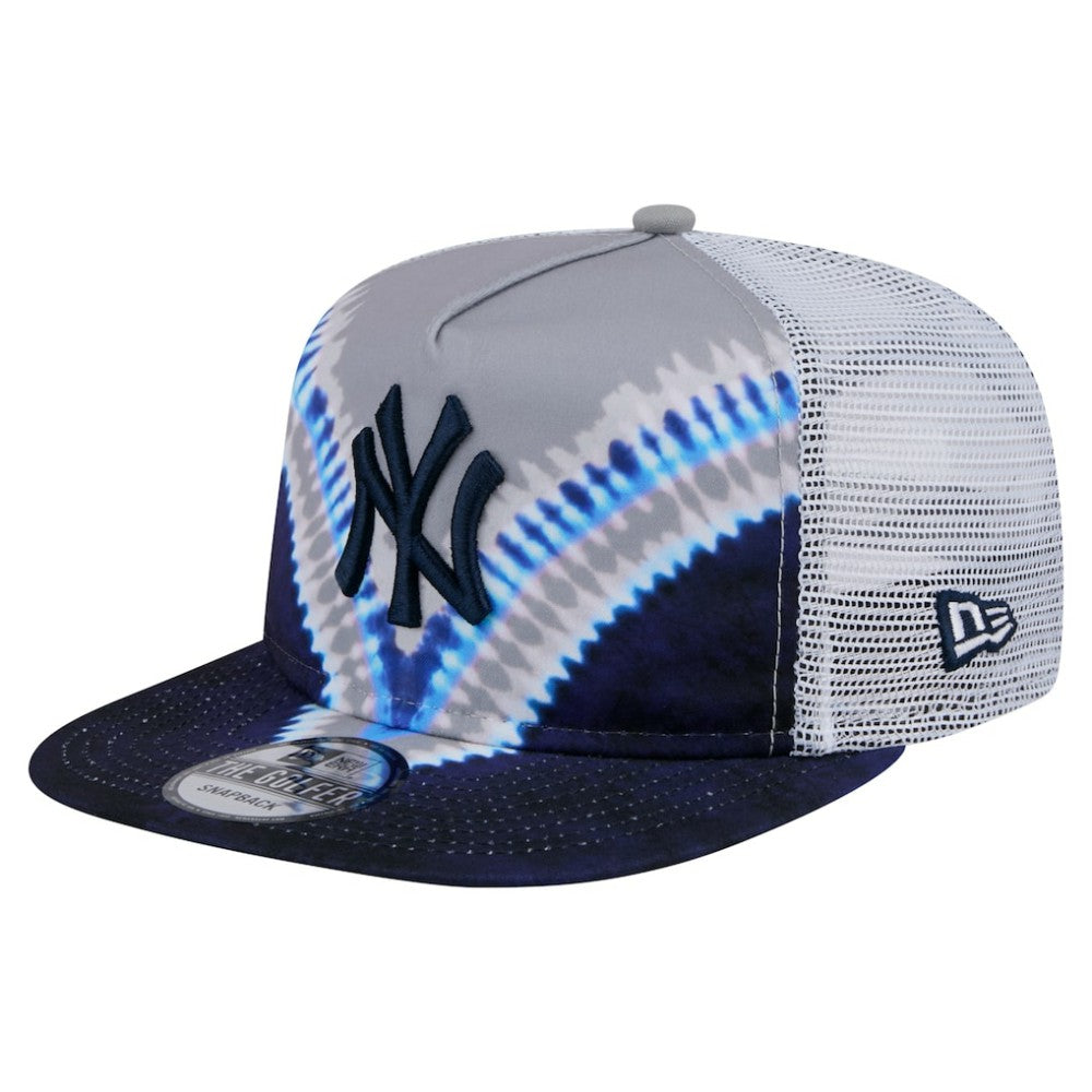 New York Yankees New Era Tie-Dye Golfer Trucker Adjustable Hat