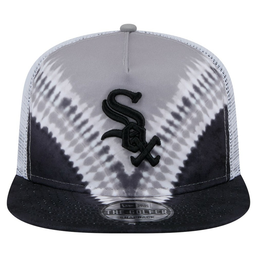 Chicago White Sox New Era Tie-Dye Golfer Trucker Adjustable Hat