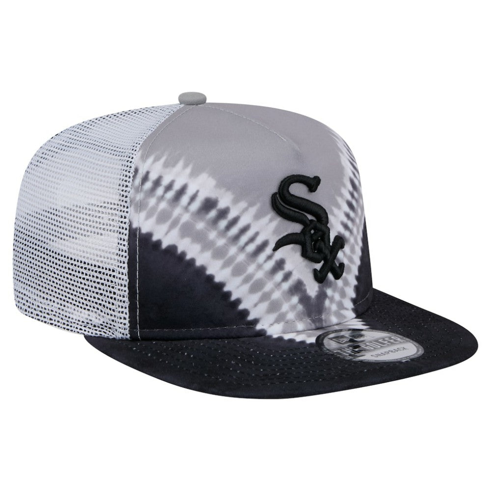 Chicago White Sox New Era Tie-Dye Golfer Trucker Adjustable Hat
