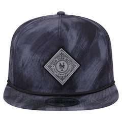 Navy New York Mets New Era Printed Golfer Snapback Hat