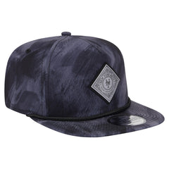 Navy New York Mets New Era Printed Golfer Snapback Hat