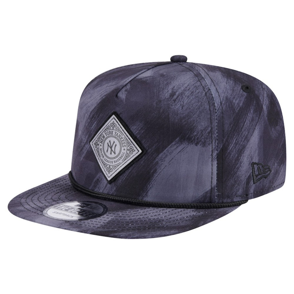 Navy New York Yankees New Era Printed Golfer Snapback Hat