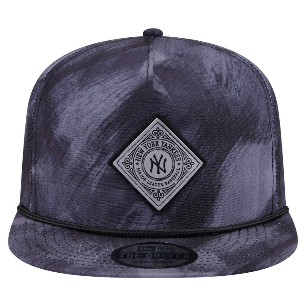 Navy New York Yankees New Era Printed Golfer Snapback Hat