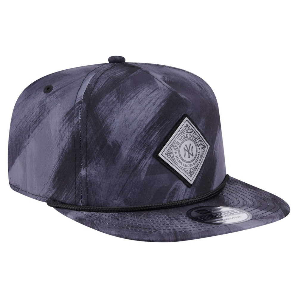 Navy New York Yankees New Era Printed Golfer Snapback Hat