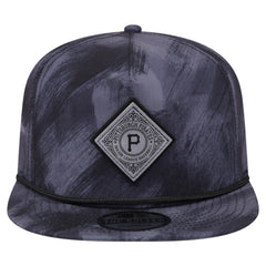 Navy Pittsburgh Pirates New Era Printed Golfer Snapback Hat