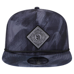 Navy San Diego Padres New Era Printed Golfer Snapback Hat