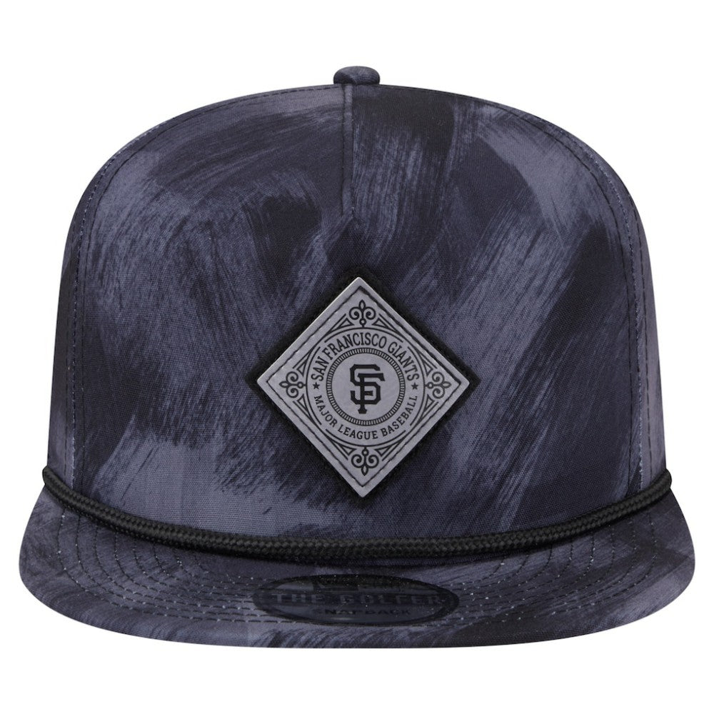 Navy San Francisco Giants New Era Printed Golfer Snapback Hat