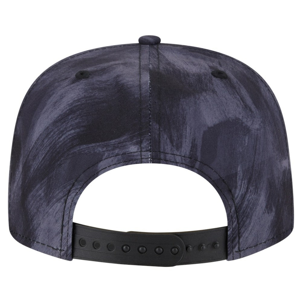 Navy Texas Rangers New Era Printed Golfer Snapback Hat