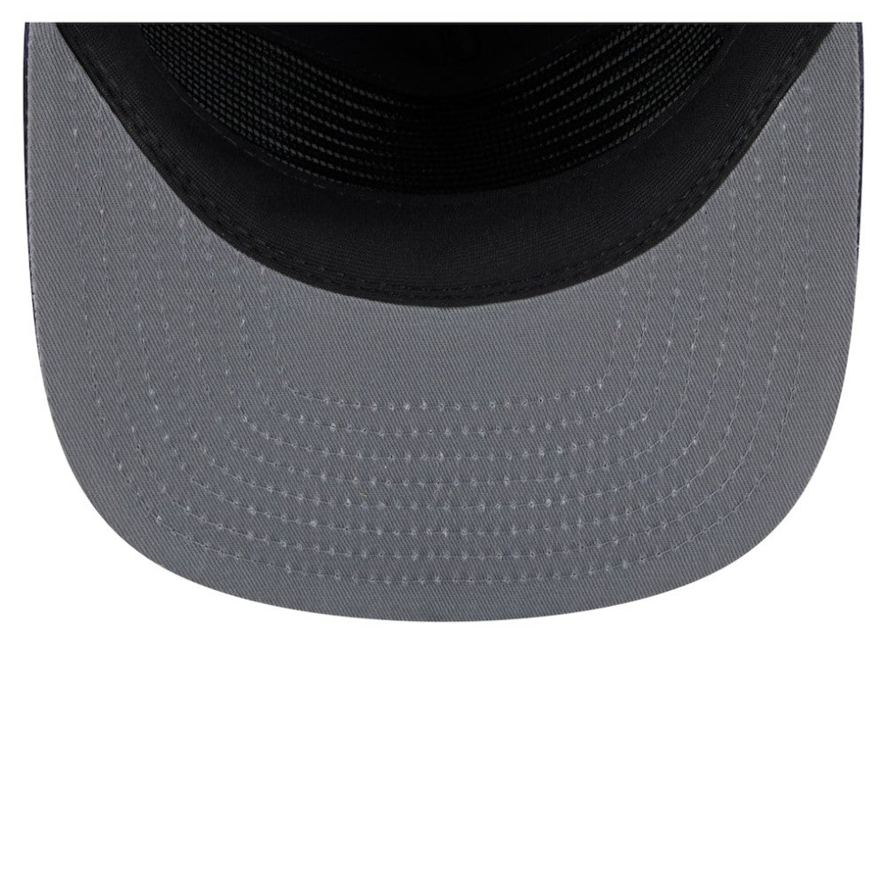 Navy Texas Rangers New Era Printed Golfer Snapback Hat