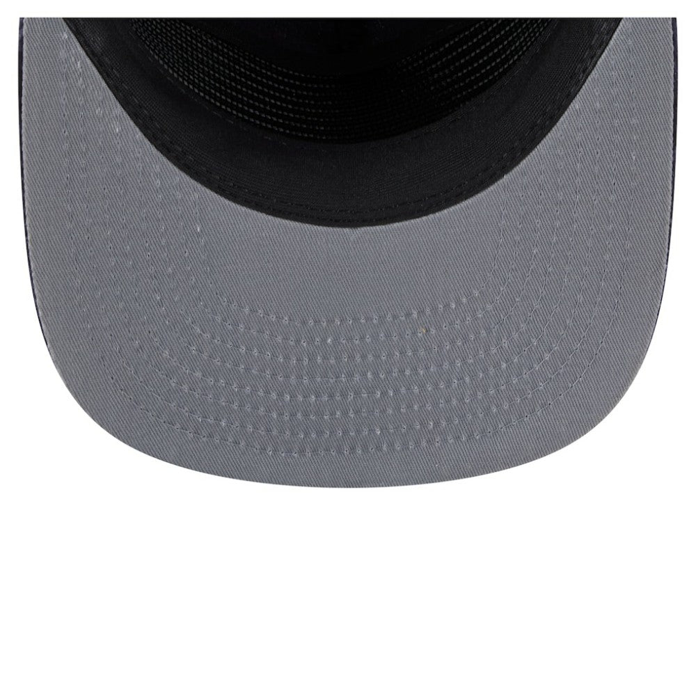 Navy Chicago Cubs New Era Printed Golfer Snapback Hat