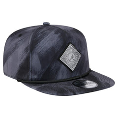 Navy Atlanta Braves New Era Printed Golfer Snapback Hat