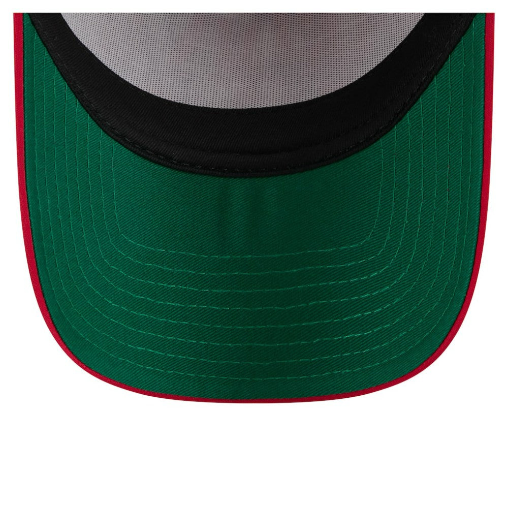White St. Louis Cardinals New Era Distressed 9FORTY A-Frame Adjustable Trucker Hat