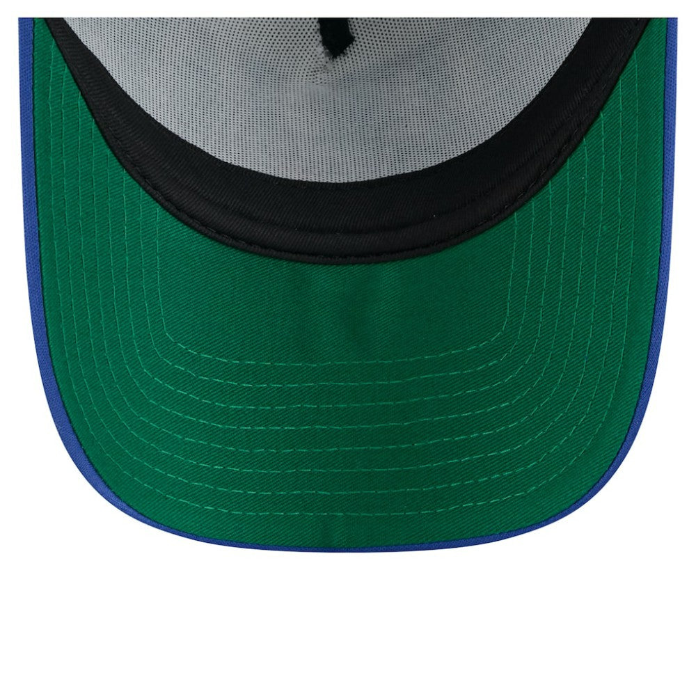 White/Royal Toronto Blue Jays New Era Distressed 9FORTY A-Frame Adjustable Trucker Hat