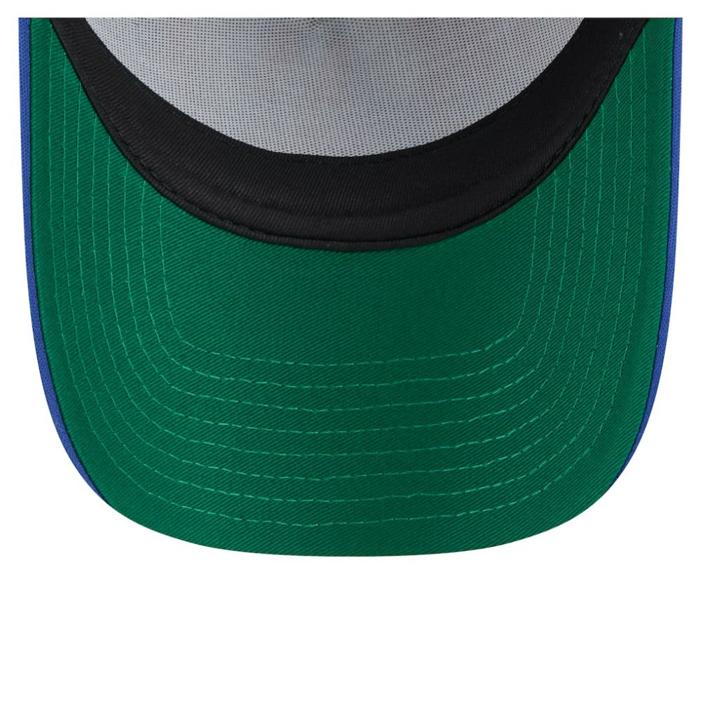 White/Royal Atlanta Braves New Era Trucker A-Frame 9FORTY Adjustable Hat