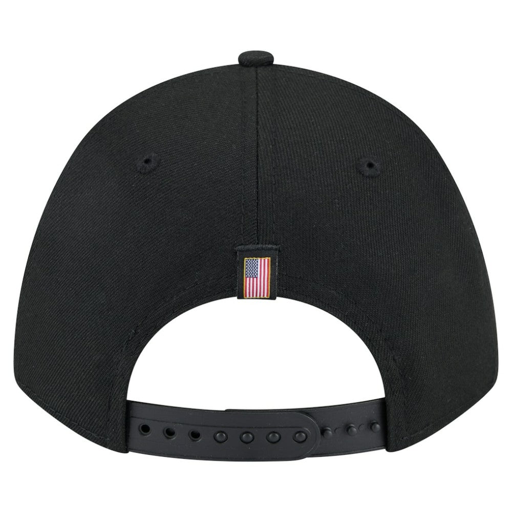 Black Chicago White Sox New Era American Flag 9FORTY M-Crown A-Frame Adjustable Hat
