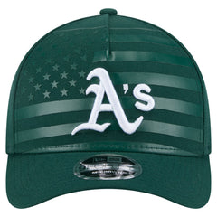 Green Athletics New Era American Flag 9FORTY M-Crown A-Frame Adjustable Hat