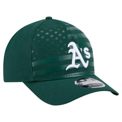 Green Athletics New Era American Flag 9FORTY M-Crown A-Frame Adjustable Hat