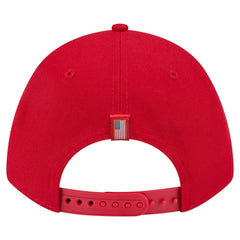 Red St. Louis Cardinals New Era American Flag 9FORTY M-Crown A-Frame Adjustable Hat