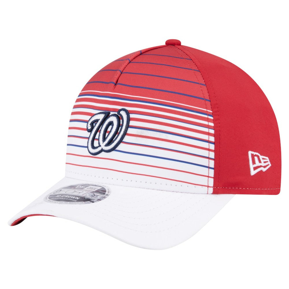 Red Washington Nationals New Era Gradient 9FORTY M-Crown Adjustable Hat