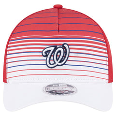 Red Washington Nationals New Era Gradient 9FORTY M-Crown Adjustable Hat