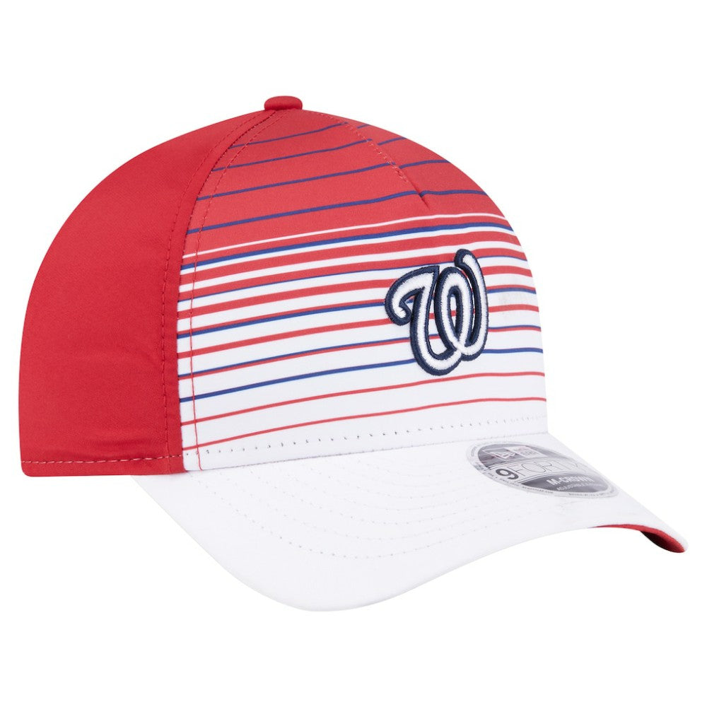 Red Washington Nationals New Era Gradient 9FORTY M-Crown Adjustable Hat