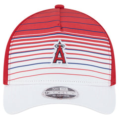 Red Los Angeles Angels New Era Gradient 9FORTY M-Crown Adjustable Hat