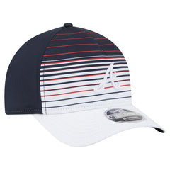 Navy Atlanta Braves New Era Gradient 9FORTY M-Crown Adjustable Hat