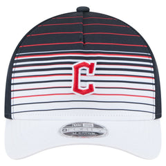 Navy Cleveland Guardians New Era Gradient 9FORTY M-Crown Adjustable Hat