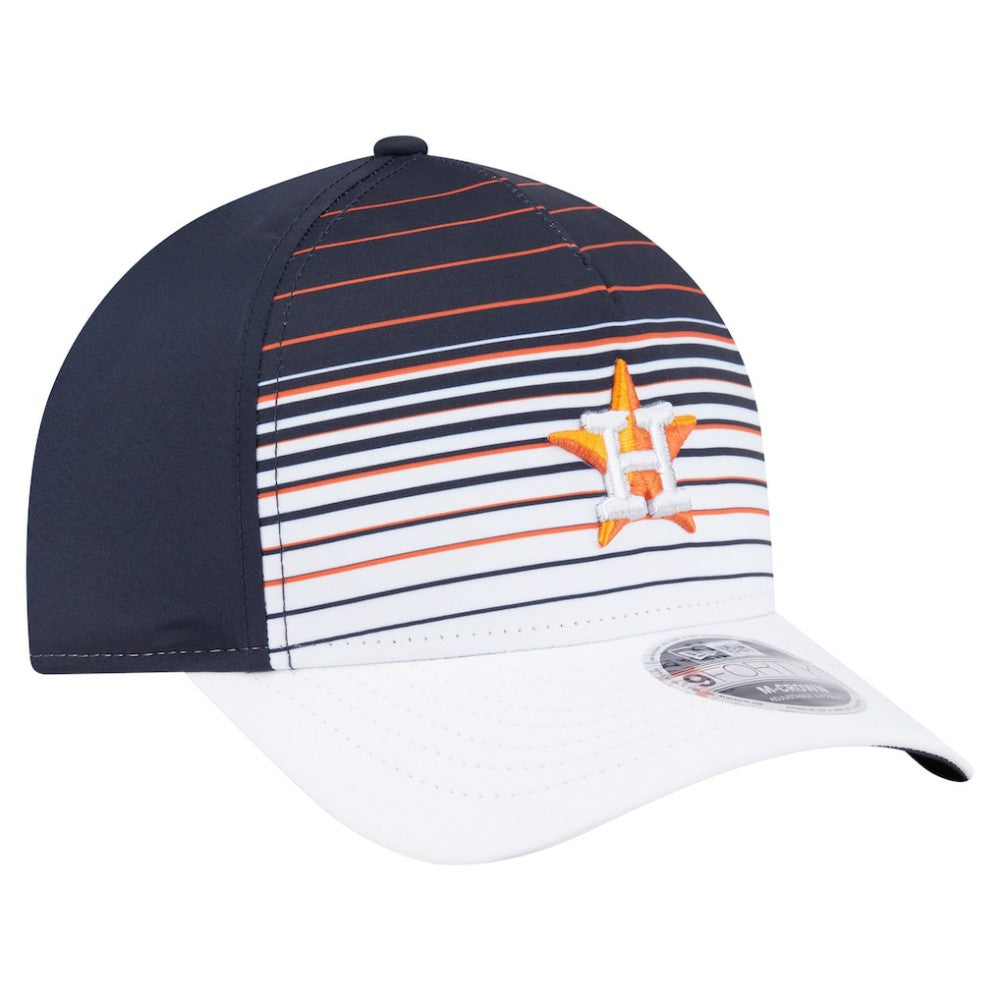 Navy Houston Astros New Era Gradient 9FORTY M-Crown Adjustable Hat
