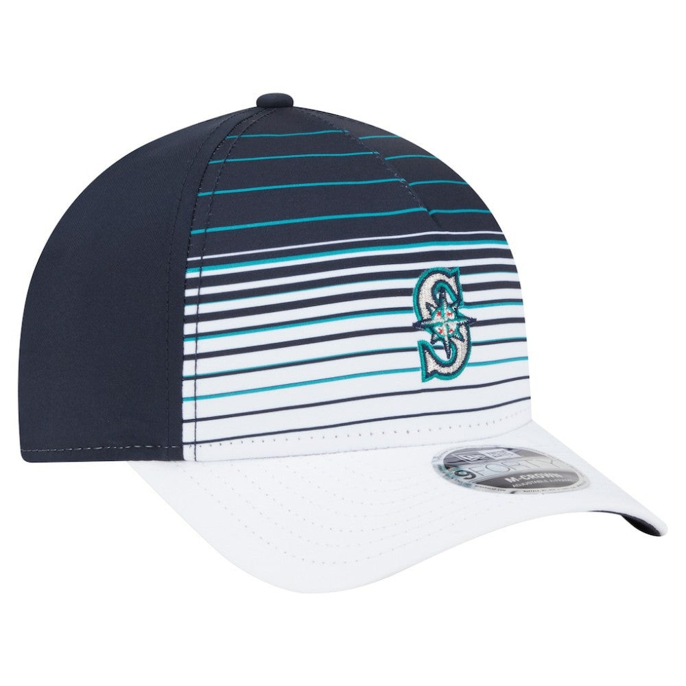 Navy Seattle Mariners New Era Gradient 9FORTY M-Crown Adjustable Hat