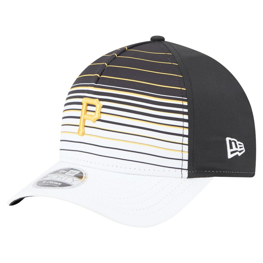 Black Pittsburgh Pirates New Era Gradient 9FORTY M-Crown Adjustable Hat