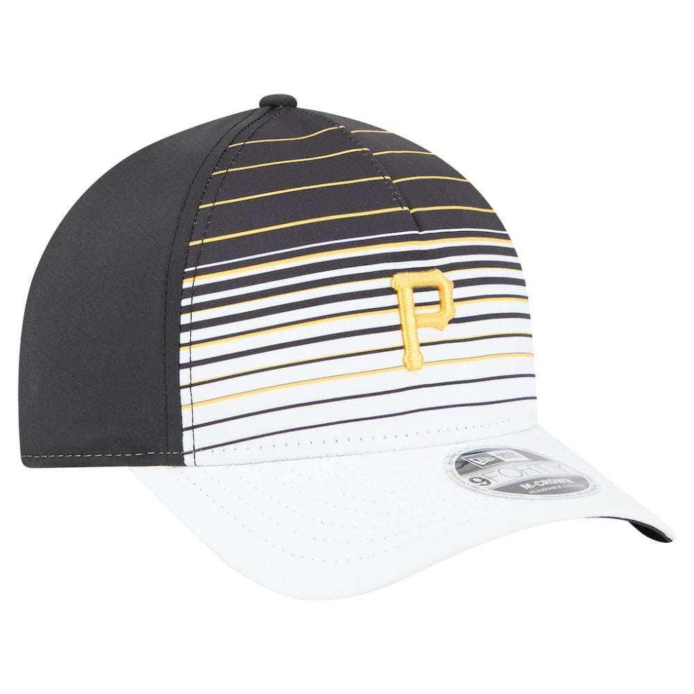 Black Pittsburgh Pirates New Era Gradient 9FORTY M-Crown Adjustable Hat