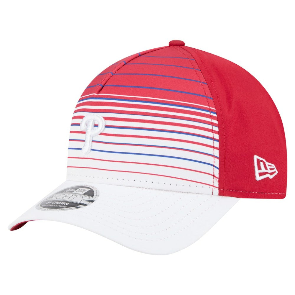 Red Philadelphia Phillies New Era Gradient 9FORTY M-Crown Adjustable Hat