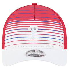 Red Philadelphia Phillies New Era Gradient 9FORTY M-Crown Adjustable Hat