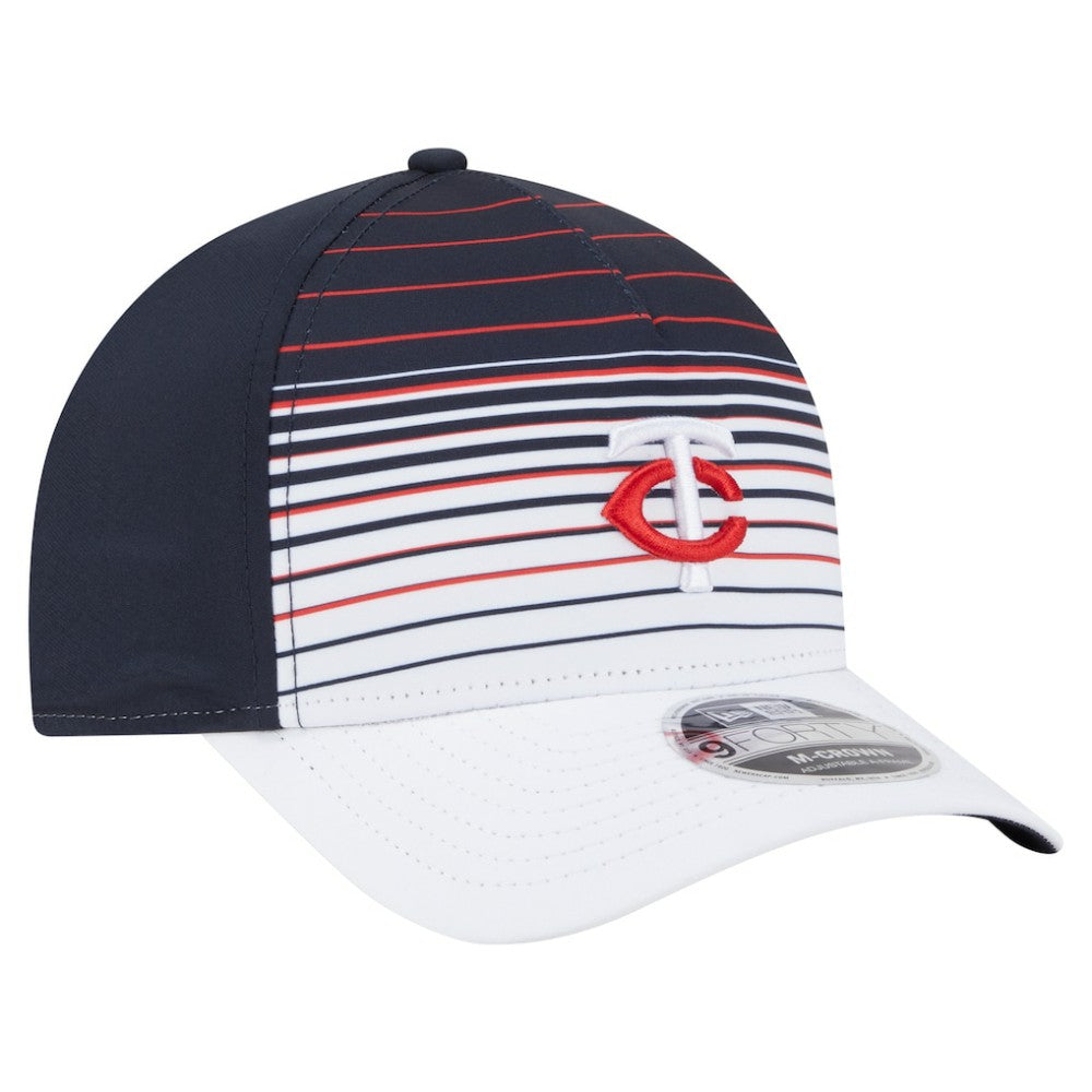 Navy Minnesota Twins New Era Gradient 9FORTY M-Crown Adjustable Hat
