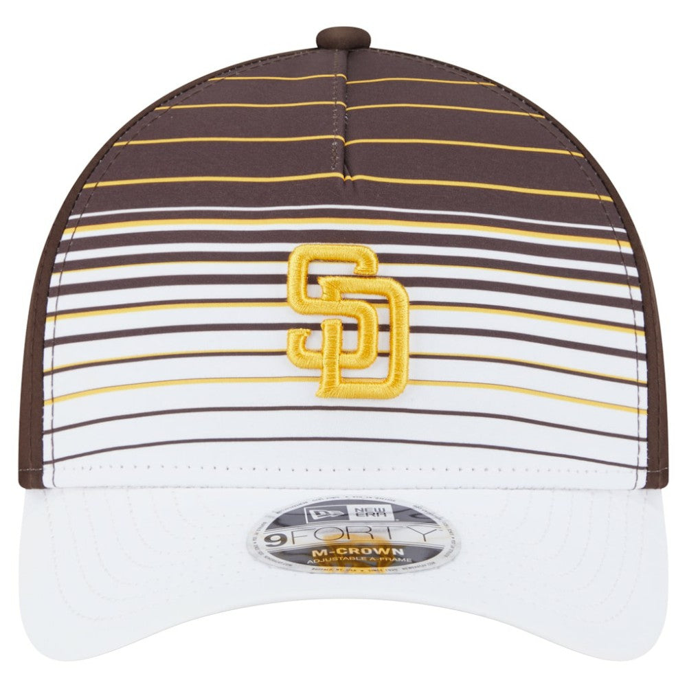 Brown San Diego Padres New Era Gradient 9FORTY M-Crown Adjustable Hat