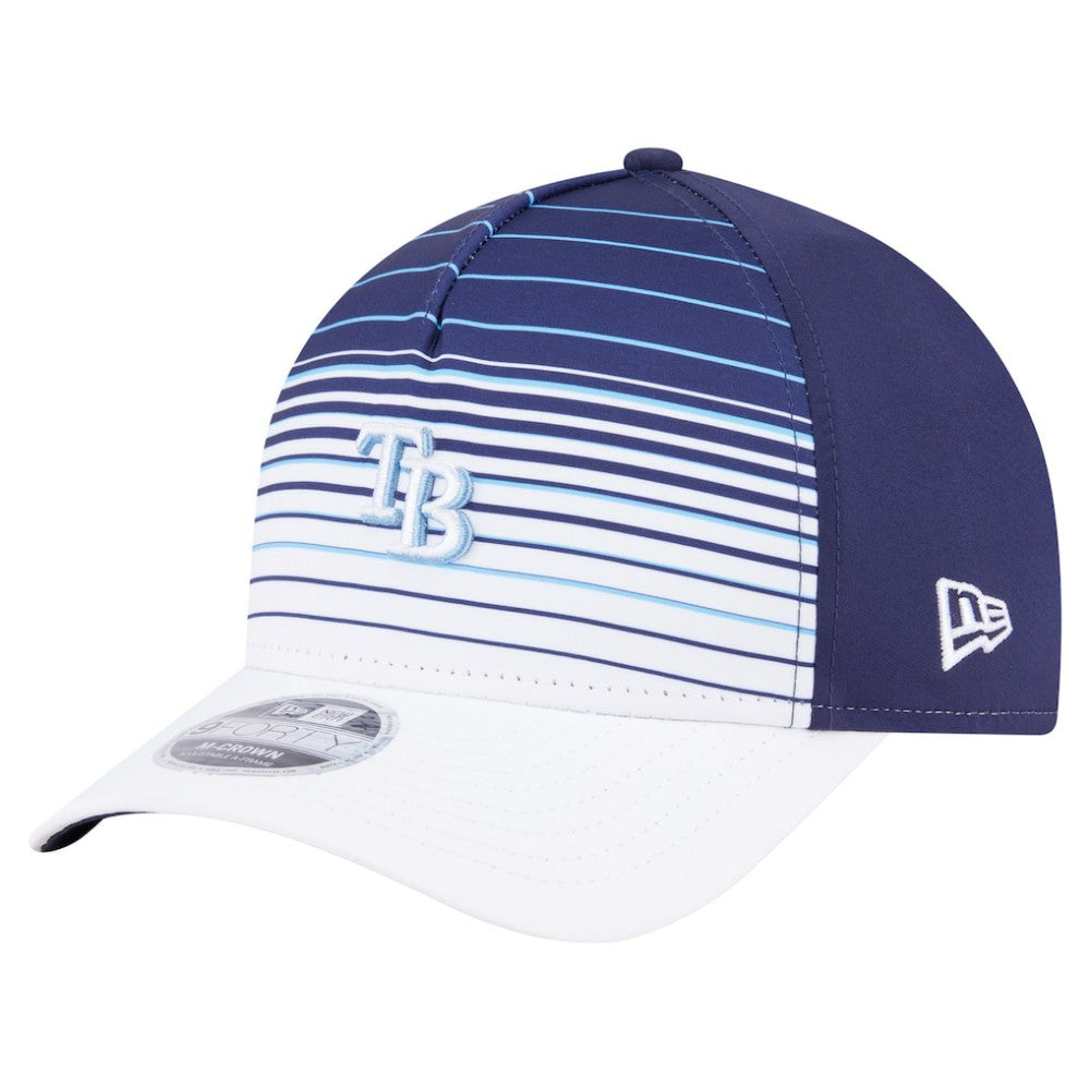 Navy Tampa Bay Rays New Era Gradient 9FORTY M-Crown Adjustable Hat