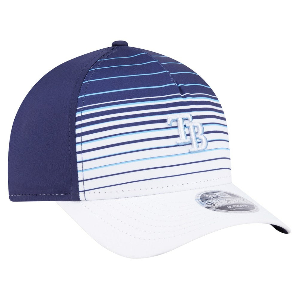 Navy Tampa Bay Rays New Era Gradient 9FORTY M-Crown Adjustable Hat