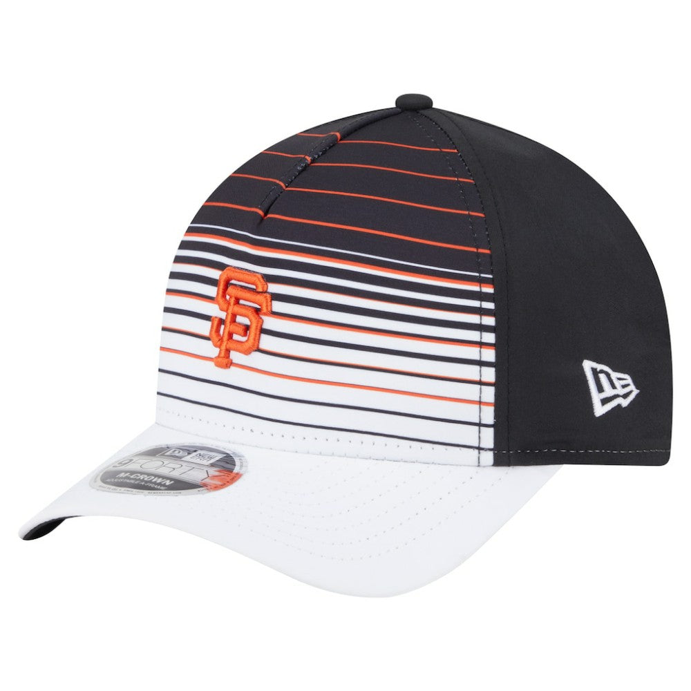 Black San Francisco Giants New Era Gradient 9FORTY M-Crown Adjustable Hat