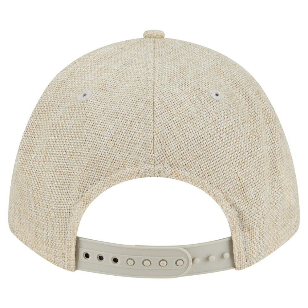 Beige Pittsburgh Pirates New Era Cotton Weave M-Crown A-Frame 9FORTY Adjustable Hat