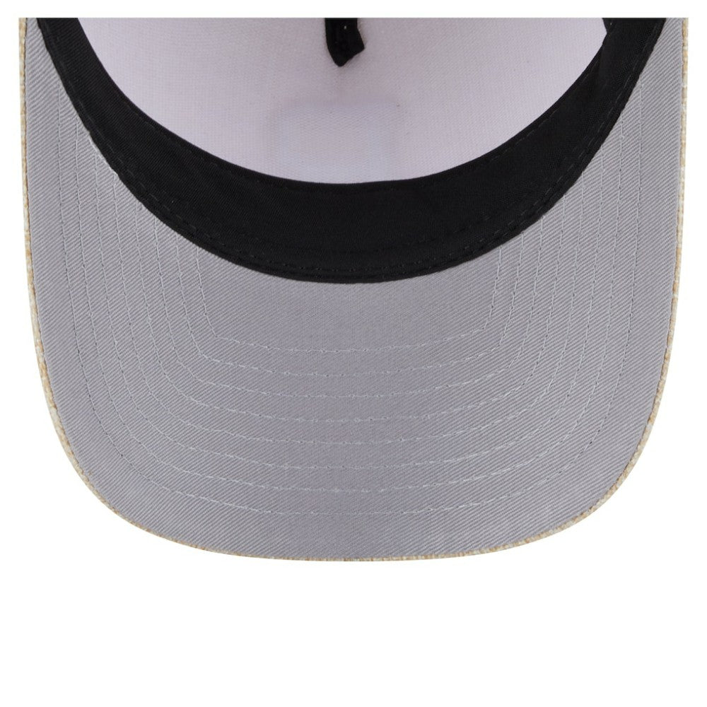 Beige Pittsburgh Pirates New Era Cotton Weave M-Crown A-Frame 9FORTY Adjustable Hat