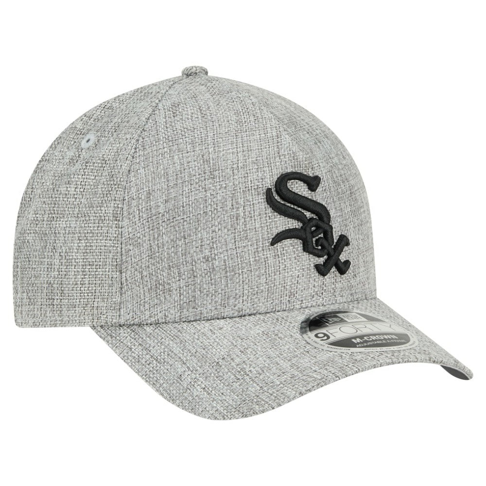 Gray Chicago White Sox New Era Cotton Weave M-Crown A-Frame 9FORTY Adjustable Hat