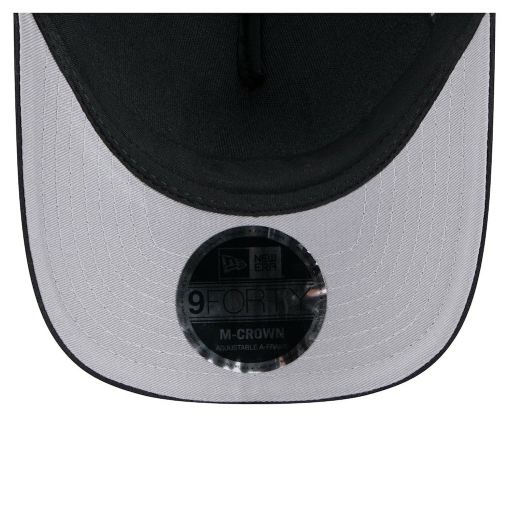 Black San Diego Padres New Era Gradient 9FORTY A-Frame M-Crown Trucker Adjustable Hat