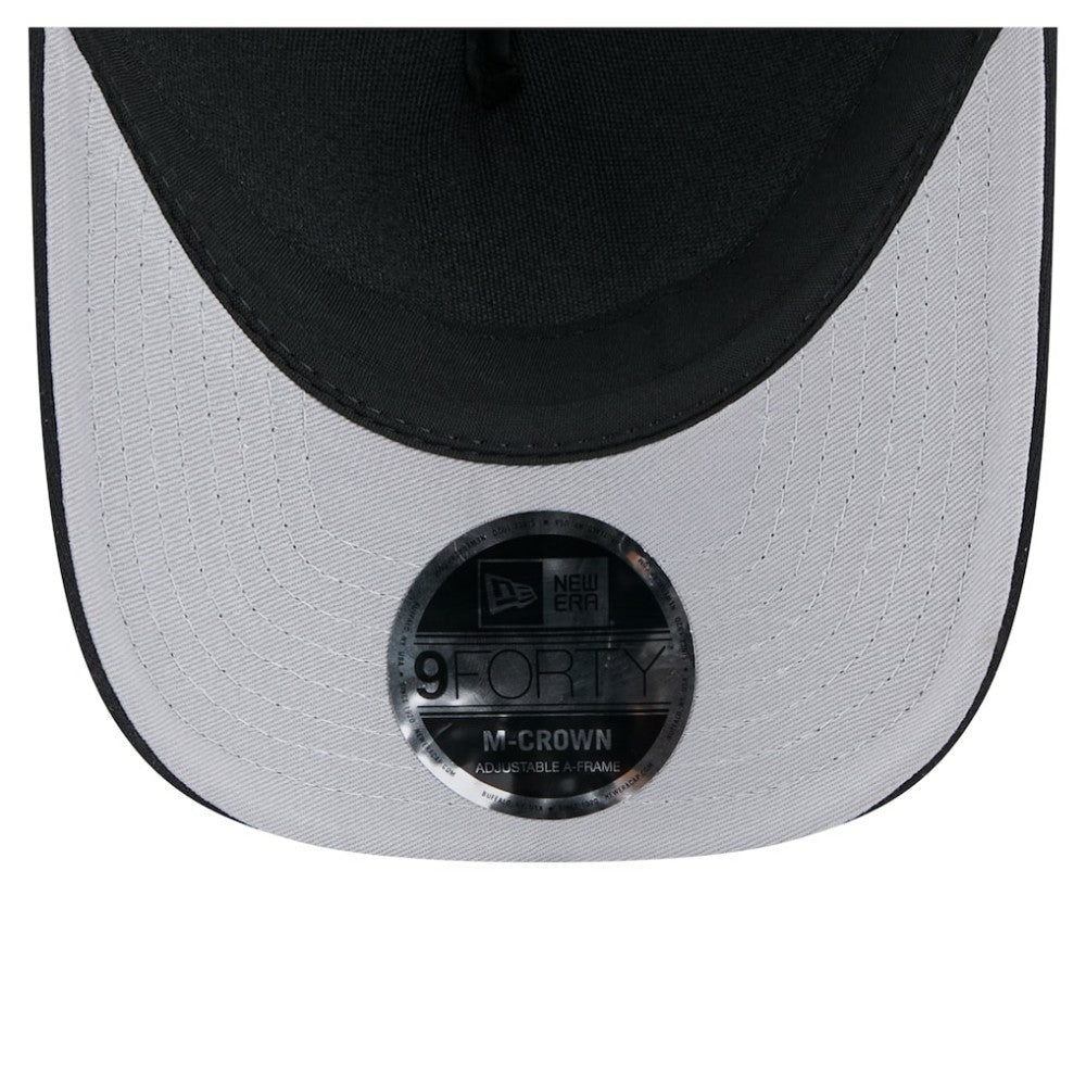 Black San Francisco Giants New Era Gradient 9FORTY A-Frame M-Crown Trucker Adjustable Hat